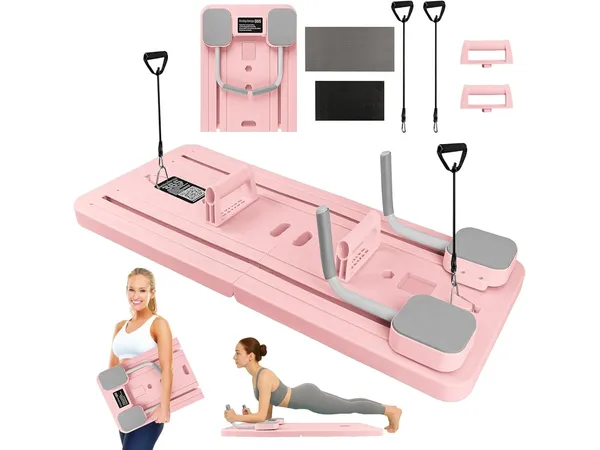 WingFly Pilates Reformer 5-en-1 pliable